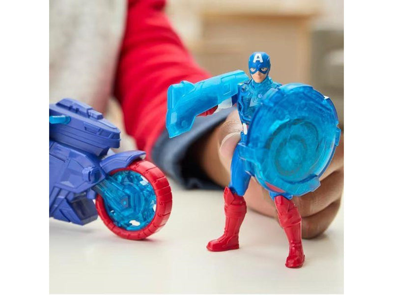 Marvel Avengers Epic World of Action Captain America Shield-Shot Cycle 10 cm