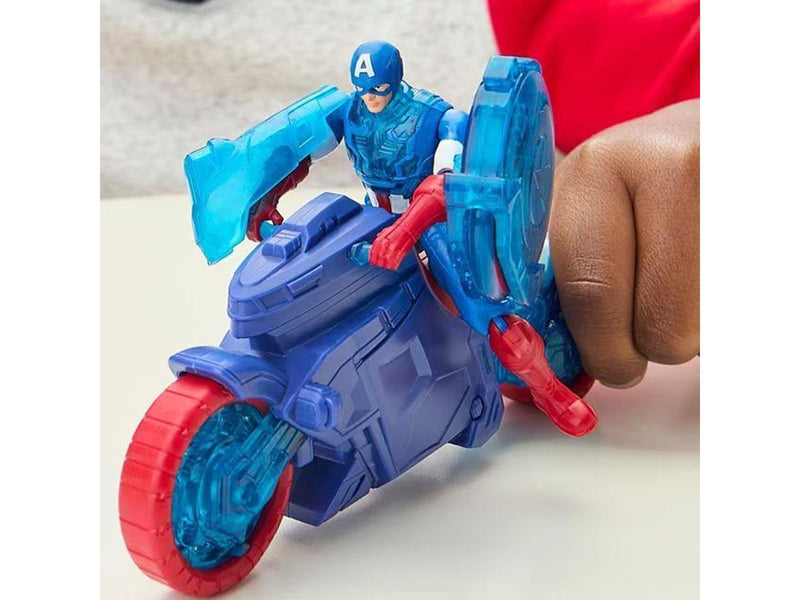 Marvel Avengers Epic World of Action Captain America Shield-Shot Cycle 10 cm