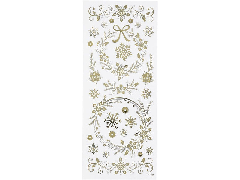Creativ Company - Stickers Gold Christmas Stars 1 Sheet
