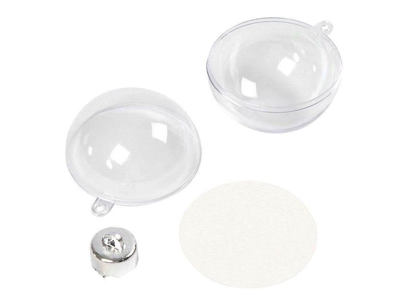Creativ Company - Deco Balls Transparent 5cm 10 pcs.