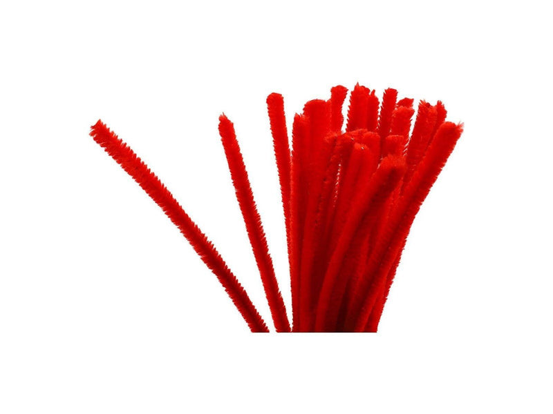 Creativ Company - Chenille wire Red 30cm 25 pcs.