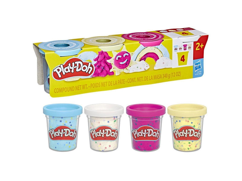Play-Doh Confetti Fun 4 Pack 340G