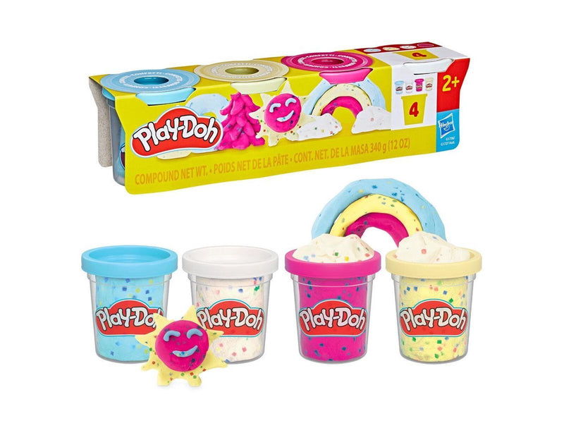 Play-Doh Confetti Fun 4 Pack 340G