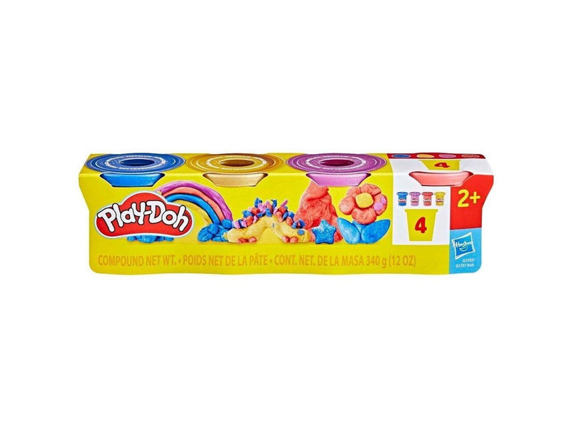 Play-Doh Shimmery Metallics 4 Pack 340G