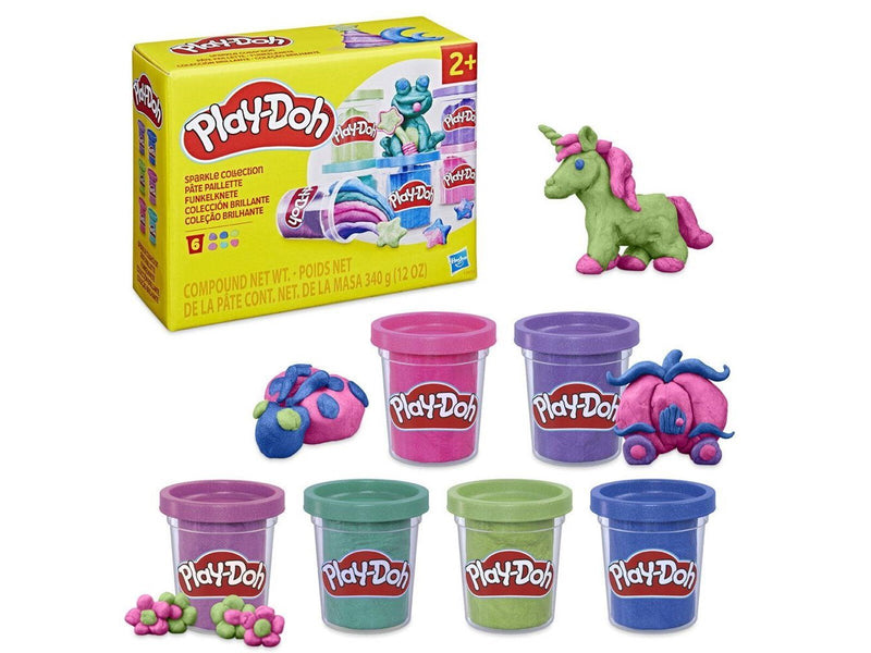 Play-Doh Sparkle Collection 6 Pack 340G