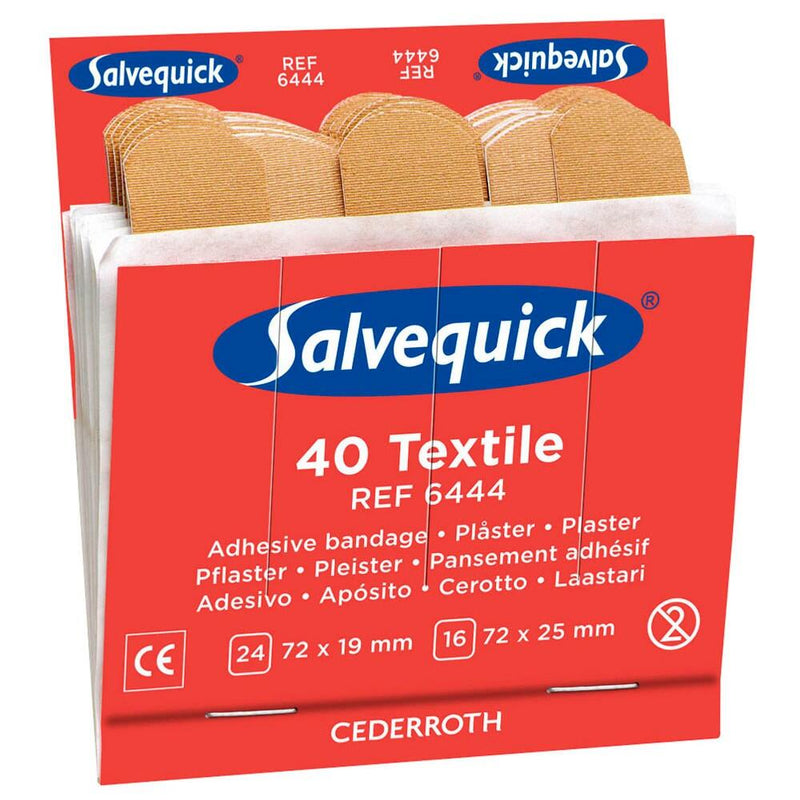 Salvequick Pflaster Textile - 40 Stück