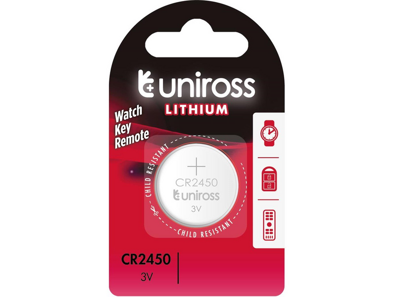 UNiROSS Lithium Button CR2450 3V - BL1