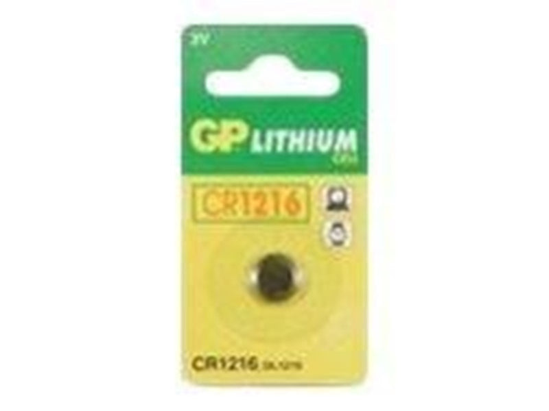 GP Lithium Coin battery x CR1216 - Li