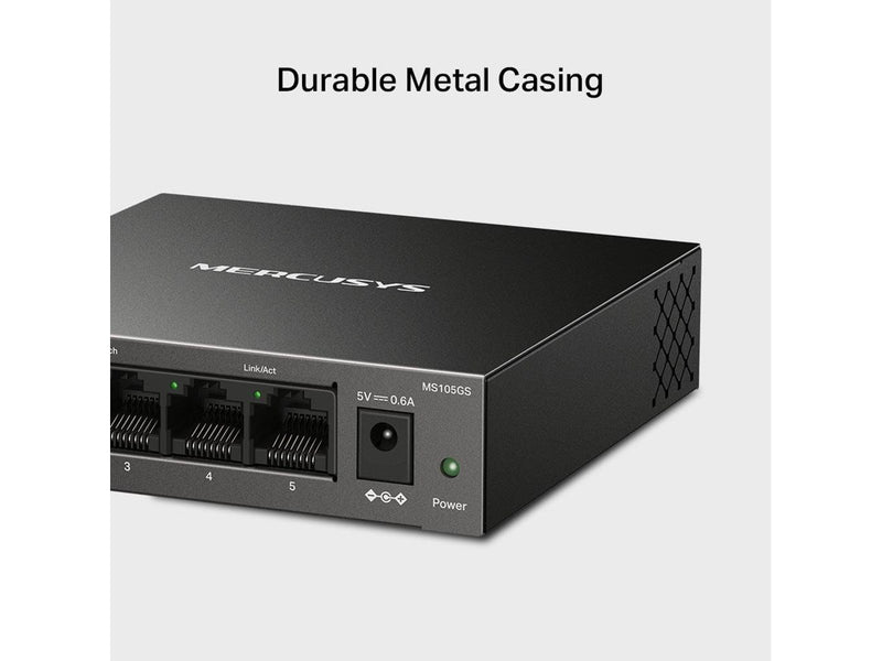 MERCUSYS MS105GS 5-Port Gigabit Desktop Switch