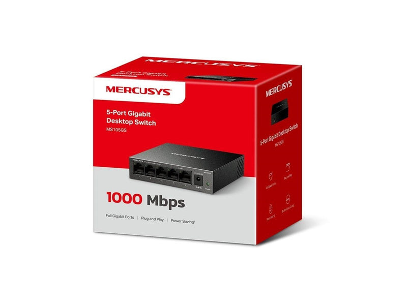 MERCUSYS MS105GS 5-Port Gigabit Desktop Switch