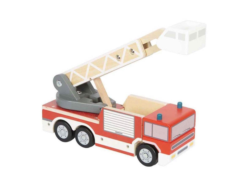 Small Foot - Wooden Fire Truck with Rotating Ladde