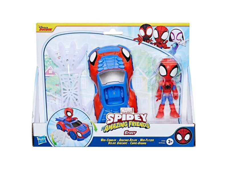 Spidey and His Amazing Friends Vehicle & 10 cm Spidey