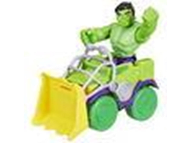 Spidey and His Amazing Friends Vehicle & 10 cm Hulk