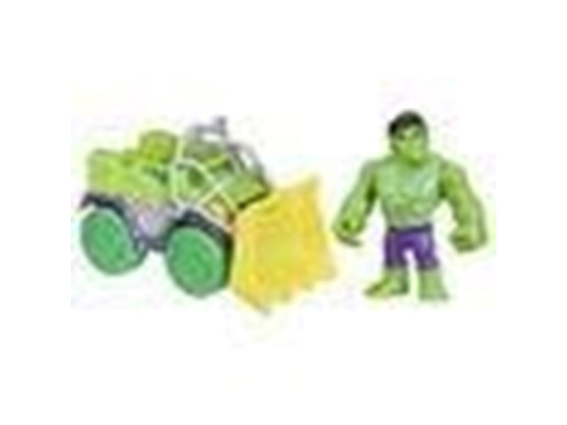 Spidey and His Amazing Friends Vehicle & 10 cm Hulk