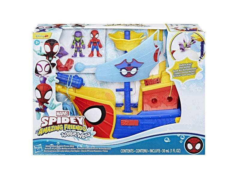 Spidey and His Amazing Friends Water-Webs Bubble Pirate Ship