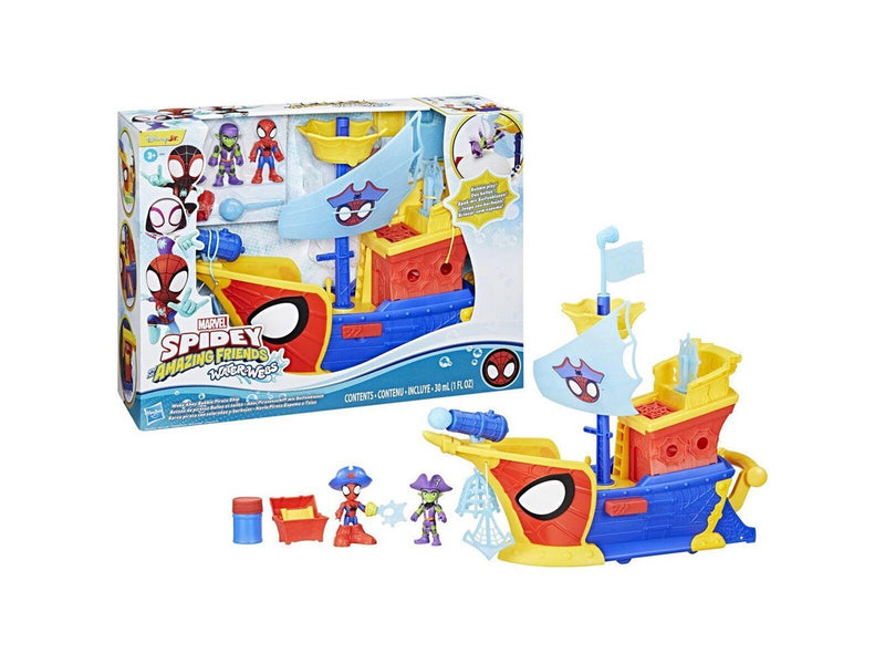 Spidey and His Amazing Friends Water-Webs Bubble Pirate Ship