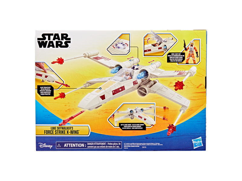 Star Wars Epic World of Action Luke Skywalker's Force Strike X-wing