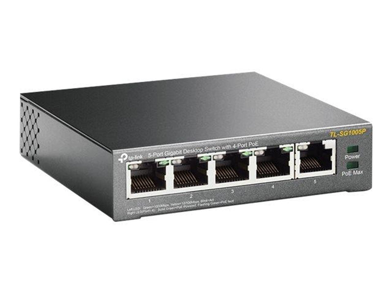 TP-Link TL-SG1005P - switch - 5 ports - unmanaged
