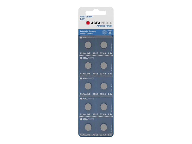 Agfa Photo battery x AG13 / LR44 - Alkaline (pack of 10)