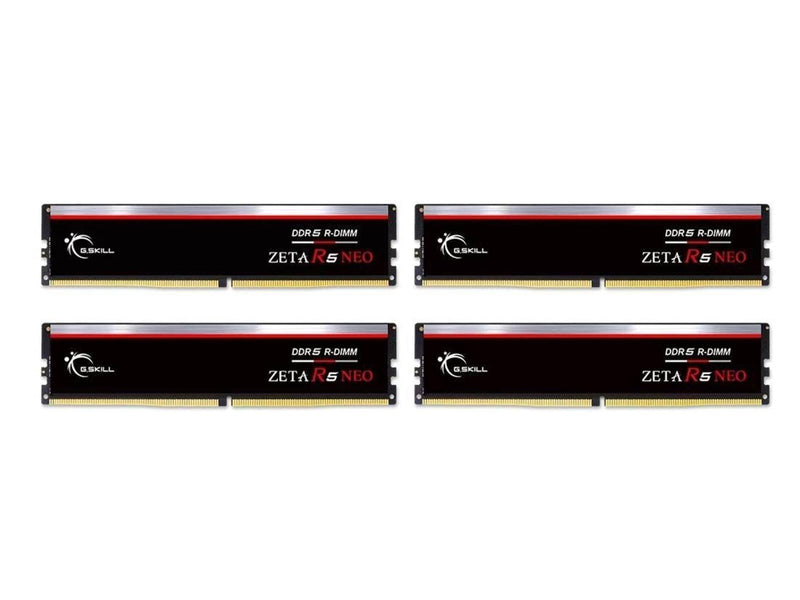 G.Skill Zeta R5 Neo DDR5-6400 - 64GB - CL32 - Quad Channel (4 pcs) - Intel XMP - Schwarz