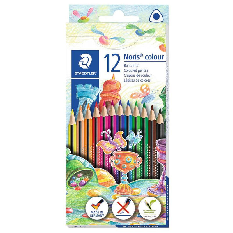 STAEDTLER Noris colour Buntstifte farbsortiert - 12 Stück
