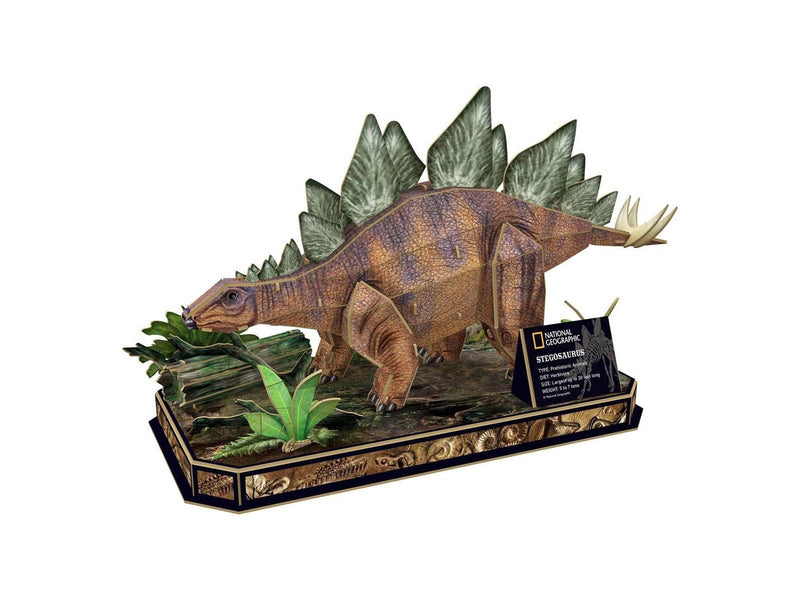 Cubic Fun 3D Puzzle National Geographic Stegosaurus 3D Puzzle