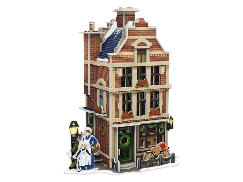 Cubic Fun 3D Puzzle Dutch Bakery with LED Lighting 3D Puzzle