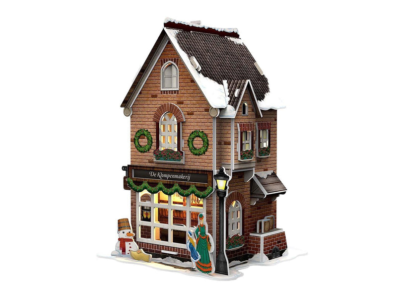 Cubic Fun 3D Puzzle Clog Factory with LED Lighting 3D Puzzle