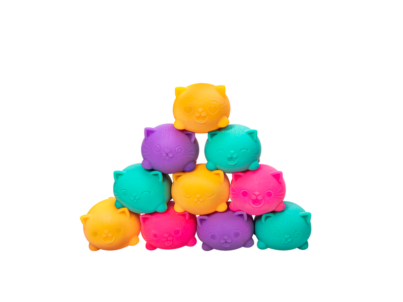 NeeDoh Teenie Cool Cats 3-Pack assorted