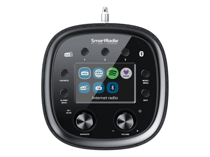 Kenwood CR-ST500S-B Smart Radio - DAB+/FM - Mono - schwarz
