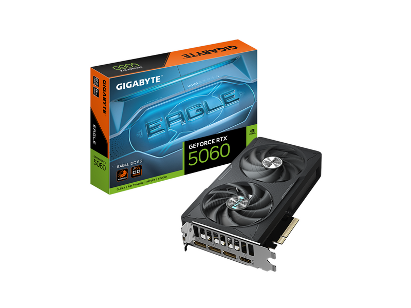 GIGABYTE GeForce RTX 5060 EAGLE OC - 8GB GDDR7 RAM - Grafikkarte