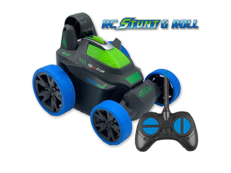 Gear2play - RC Stunt & Roll Remote Control Car Blue