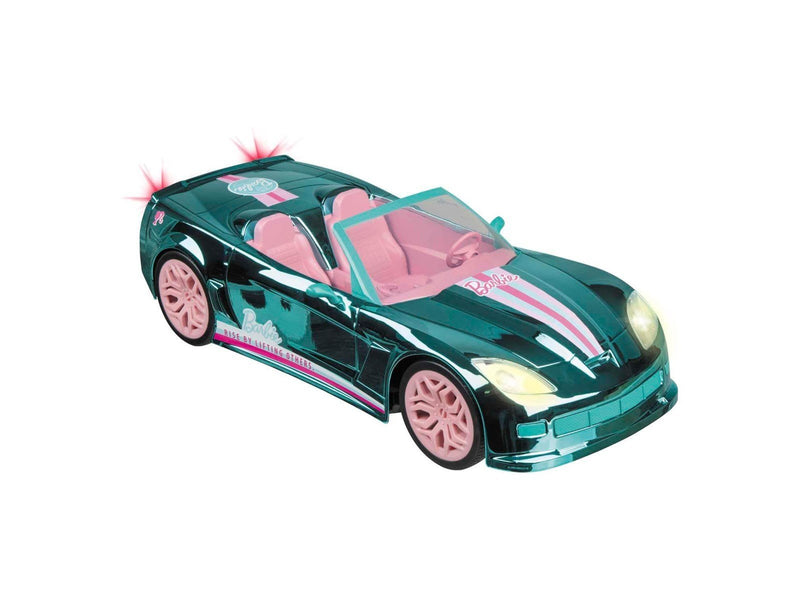 Mattel - Barbie Mondo Motors RC Remote Control Car - Chrome Plated Blue 65th Anniversary Edition