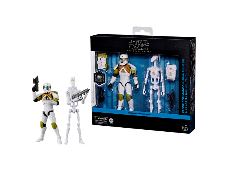 Star Wars The Black Series Clone Commando & B1 Battle Droid Action Figure 2-Pack 15 cm