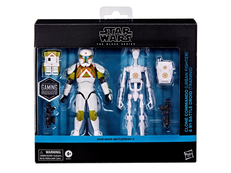 Star Wars The Black Series Clone Commando & B1 Battle Droid Action Figure 2-Pack 15 cm