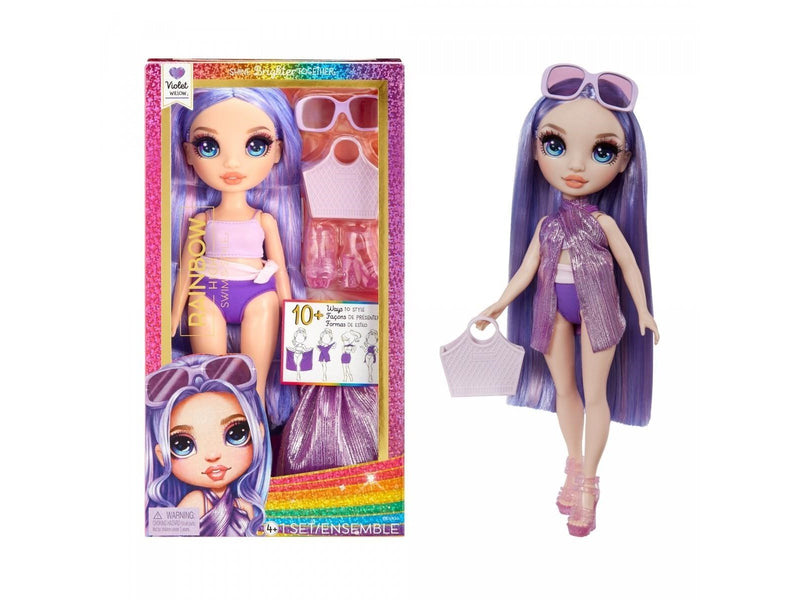 MGA Rainbow High Swim & Style Pop - Violet