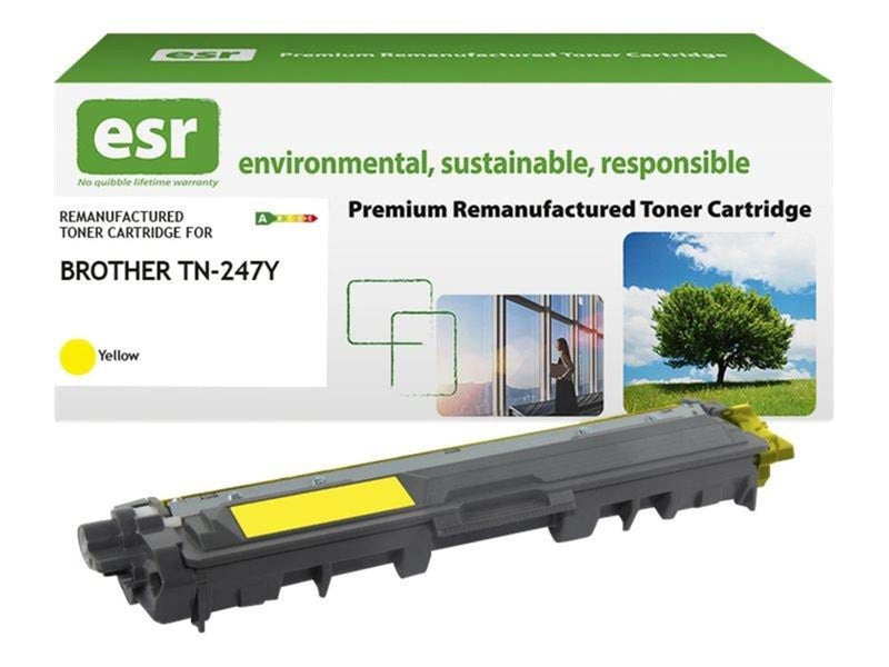 ESR - yellow - compatible - remanufactured - toner cartridge (alternative for: Brother TN247Y) - Tonerpatrone Gelb