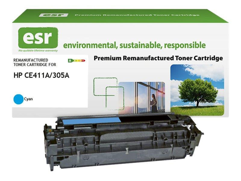ESR - cyan - compatible - remanufactured - toner cartridge (alternative for: HP CE411A) - Tonerpatrone Cyan