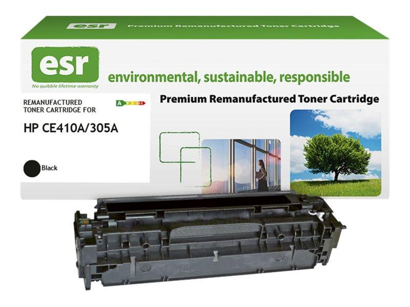 ESR - black - compatible - remanufactured - toner cartridge (alternative for: HP CE410A) - Tonerpatrone Schwarz