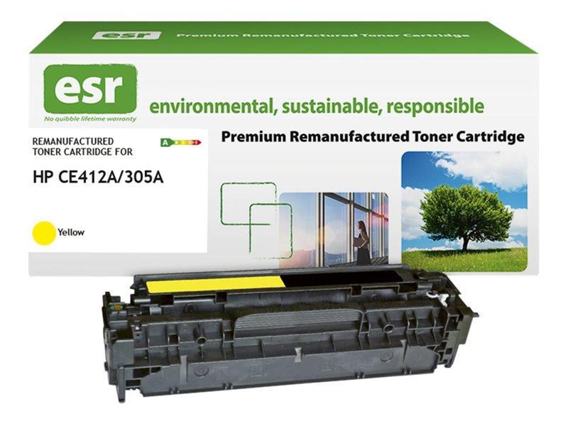 ESR - yellow - compatible - remanufactured - toner cartridge (alternative for: HP CE412A) - Tonerpatrone Gelb