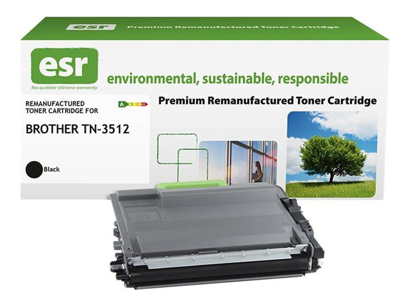 ESR - black - compatible - remanufactured - toner cartridge (alternative for: Brother TN3512) - Tonerpatrone Schwarz