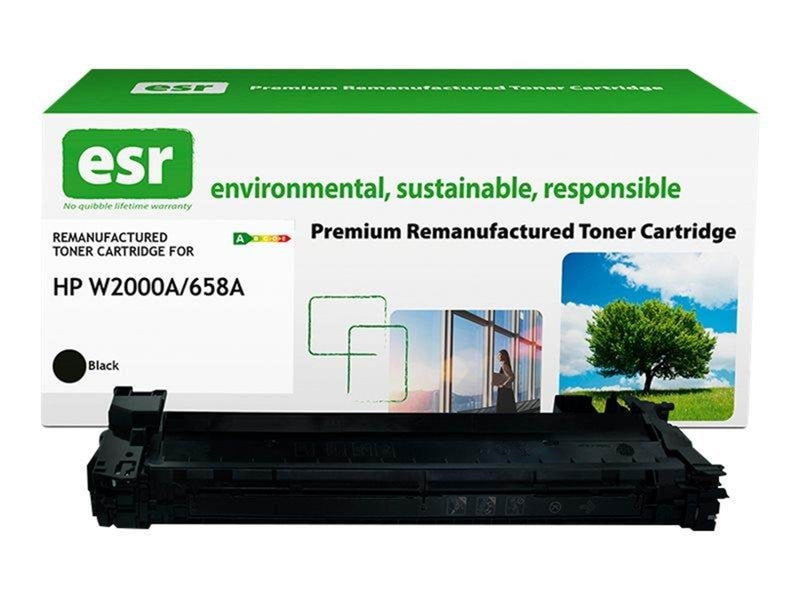 ESR - black - compatible - remanufactured - toner cartridge (alternative for: HP 658A) - Tonerpatrone Schwarz