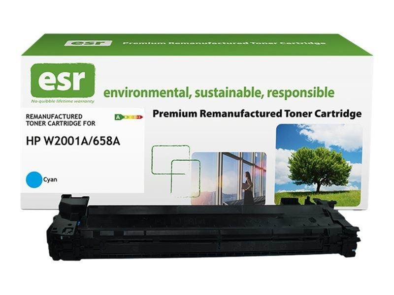 ESR - cyan - compatible - remanufactured - toner cartridge (alternative for: HP 658A) - Tonerpatrone Cyan