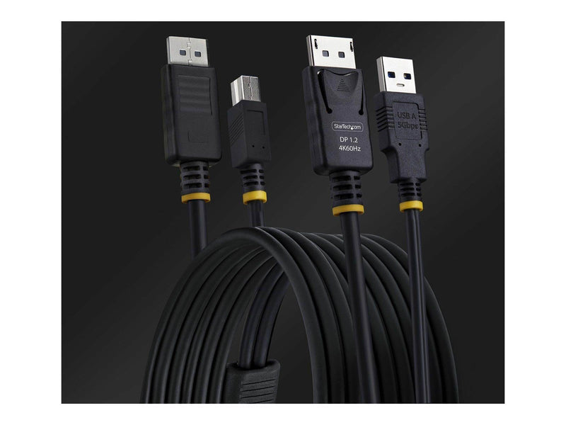 StarTech.com 6ft (1.8m) DisplayPort and USB 5Gbps KVM Cable - keyboard / video / mouse (KVM) cable - 1.8 m