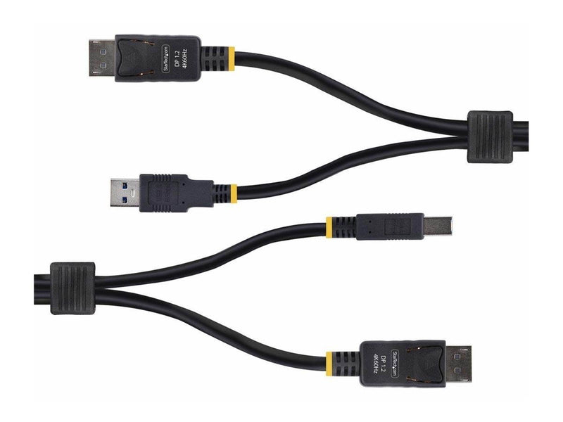 StarTech.com 6ft (1.8m) DisplayPort and USB 5Gbps KVM Cable - keyboard / video / mouse (KVM) cable - 1.8 m