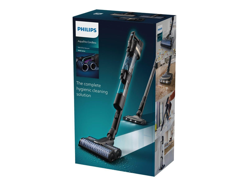 Philips Handstaubsauger AquaTrio 9000 Series XW9383 - vacuum cleaner - cordless - stick/handheld - piano black