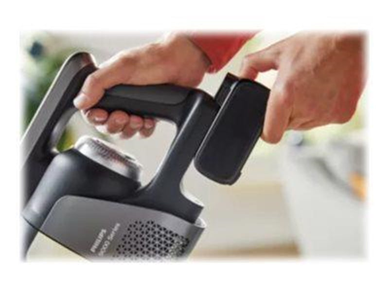 Philips Handstaubsauger AquaTrio 9000 Series XW9383 - vacuum cleaner - cordless - stick/handheld - piano black