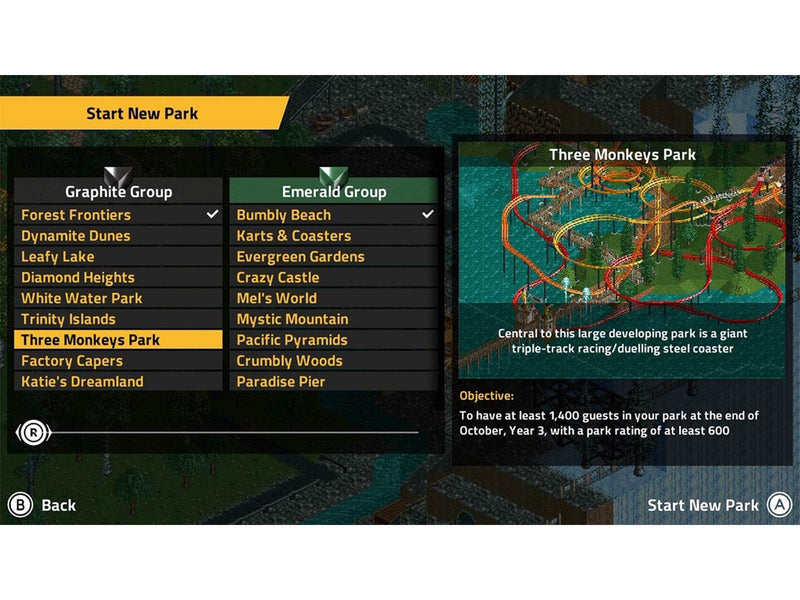 RollerCoaster Tycoon Classic - Nintendo Switch - Simulation - PEGI 3