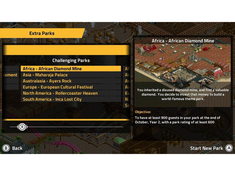 RollerCoaster Tycoon Classic - Nintendo Switch - Simulation - PEGI 3