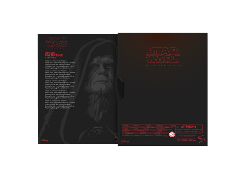 Star Wars The Black Series Emperor Palpatine & Throne 15 cm
